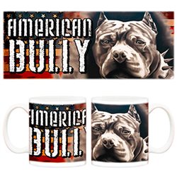 Taza mi American bully perro
