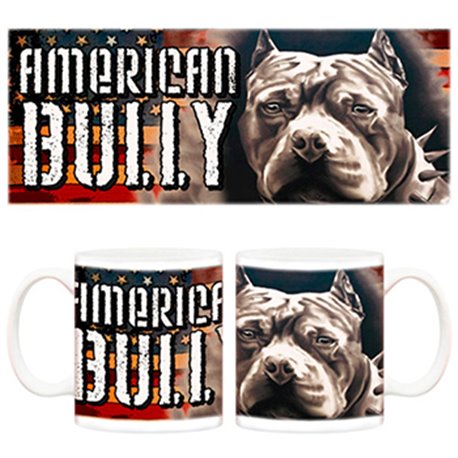 Taza mi American bully perro