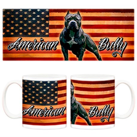 Taza American bully diseño 1 Perro