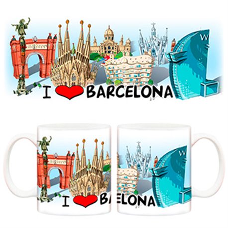 Taza I love Barcelona