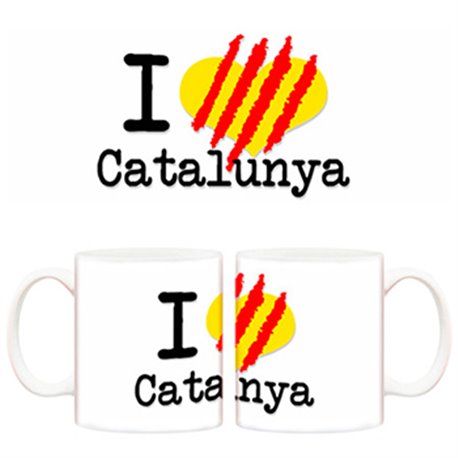 Taza I Love Catalunya