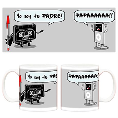 Taza casete yo soy tu padre iPod
