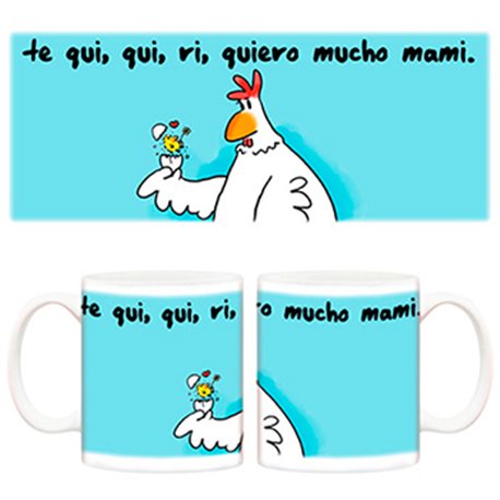 Taza te quiero mucho mami