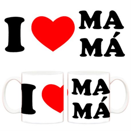 Taza I love mamá
