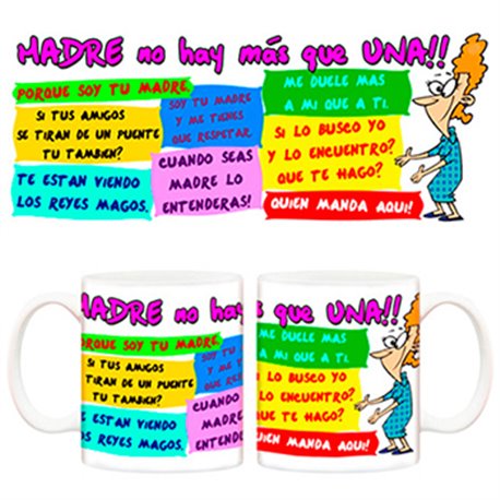 Taza frases típicas de madre