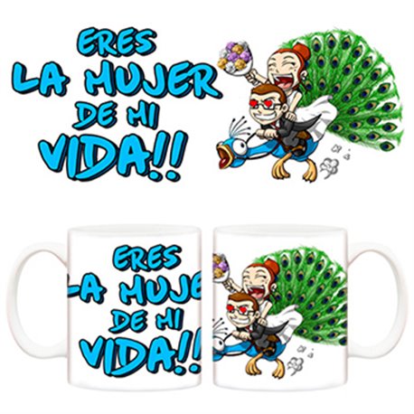 Taza para mi novia Eres la mujer de mi vida