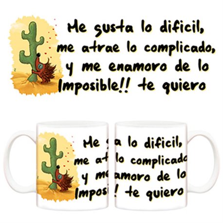 Taza de amor Te quiero
