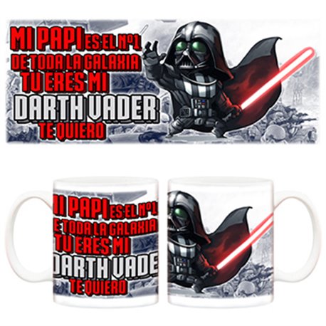Taza Día del padre Star Wars numero uno Darth Vader