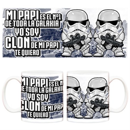 Taza Día del padre Star Wars soy clon de mi papi