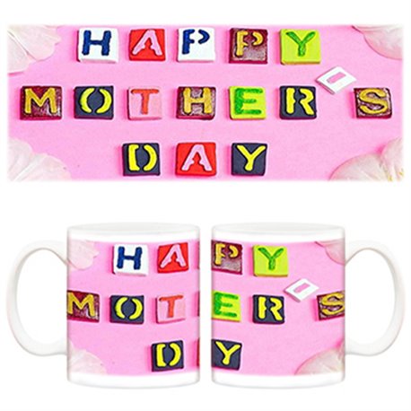 Taza Feliz día de la madre letras