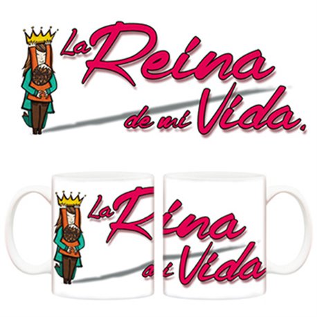 Taza Feliz día de la madre La reina de mi vida