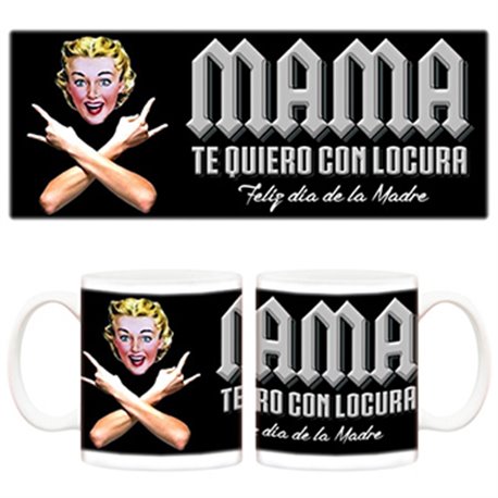Taza Mamá Te quiero con locura