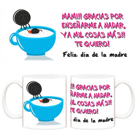 Taza Feliz día de la madre Oreo