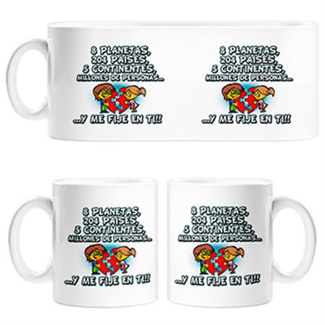 Taza regalo frase de amor San Valentín