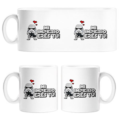 Taza Star Wars mi imperio eres tu regalo amor friki