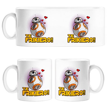 Taza te frikiero regalo amor frikis