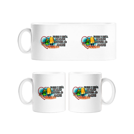 Taza tu eres y serás mi mejor historia de amor