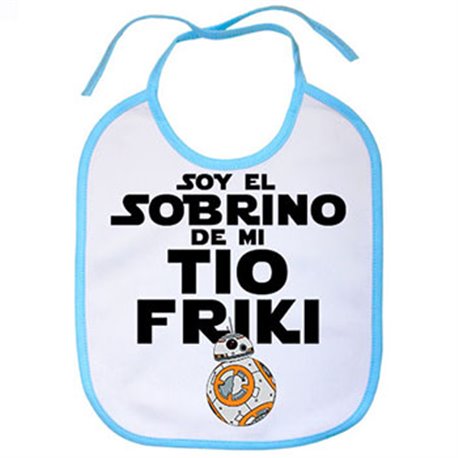 Babero Soy el sobrino de mi tío friki