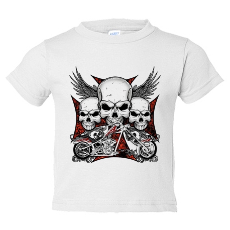 Camiseta niño para moteros cañeros