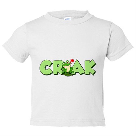 Camiseta bebé dibujo divertido amor de una rana