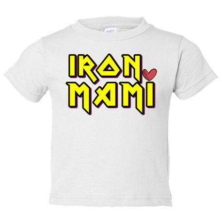 Camiseta bebé Iron Mami