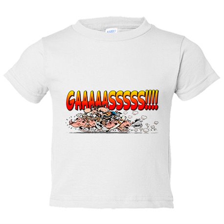 Camiseta bebé para moteros Gaaaaaaaas