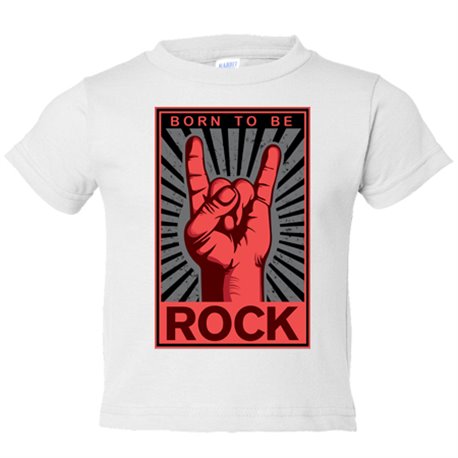 Camiseta bebé Born To Be Rock