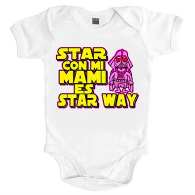 Body bebé parodia de las galaxias estar con mi mami es star way