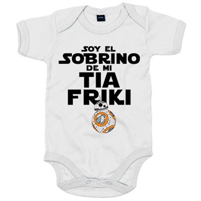 Body bebé Soy el sobrino de mi tía friki