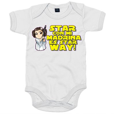 Body bebé parodia princesa de las galaxias estar con mi madrina es star way