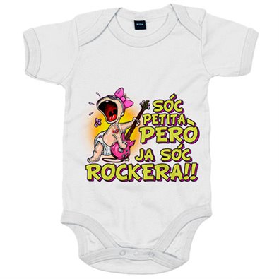 Body bebé Sóc petita però ja sóc rockera
