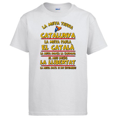 Camiseta La meva terra Catalunya